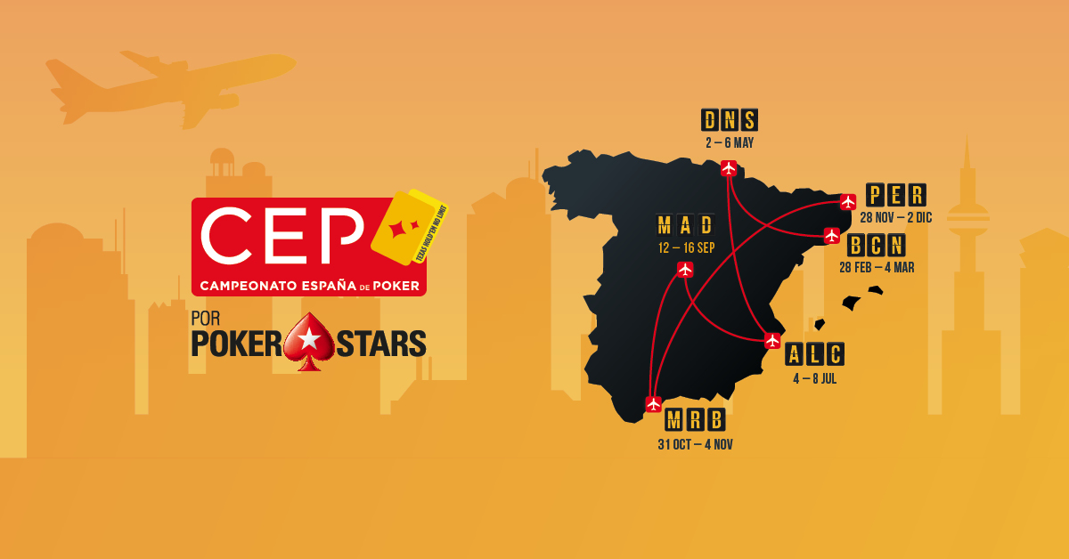 Pokerstars es el nuevo patrocinador del Campeonato de España de Poker 2018