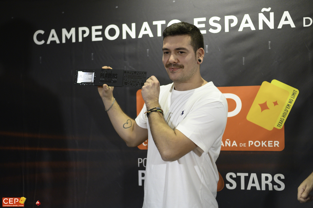 Manuel López Campeón de España por PokerStars 2019; Miquel Ullich ganador del Platinum Pass; Carles Garriga líder