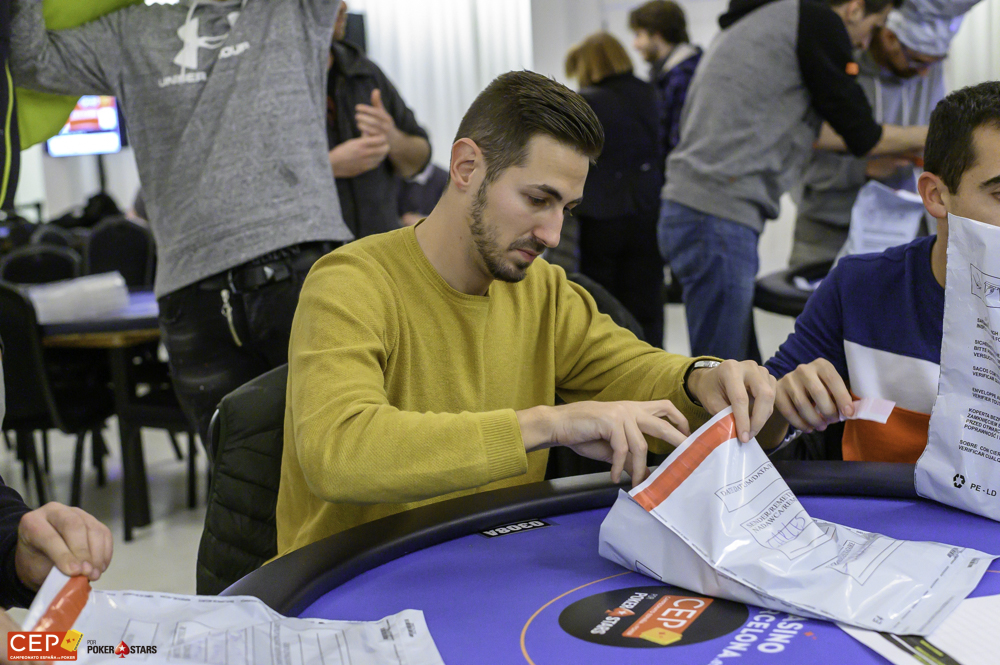 Carles Garriga dominó del Día 1b de la Gran Final del CEP por PokerStars 2019