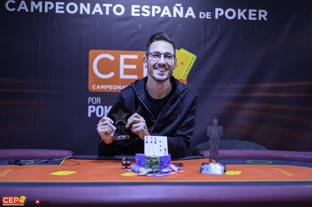 Carles Garriga campeón del CEP por PokerStars Peralada 2019