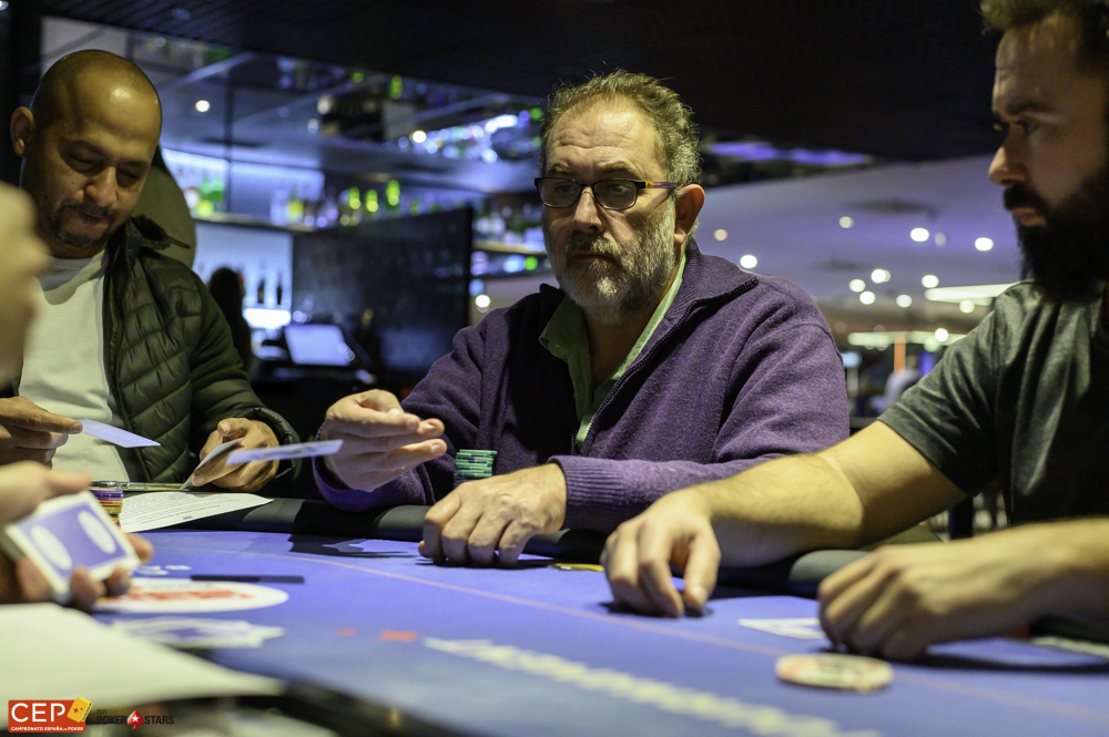 Un clásico como Julio Díaz dominó la primera jornada de la Gran Final del CEP por PokerStars 2019