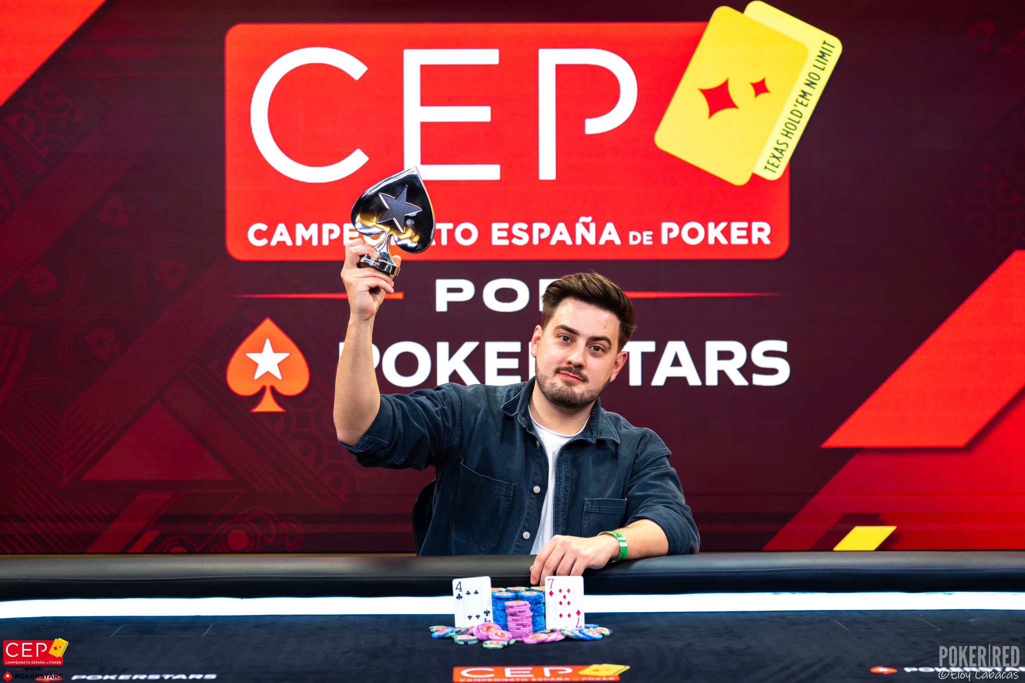 David Ballestero, campeón del Main Event  del CEP Barcelona