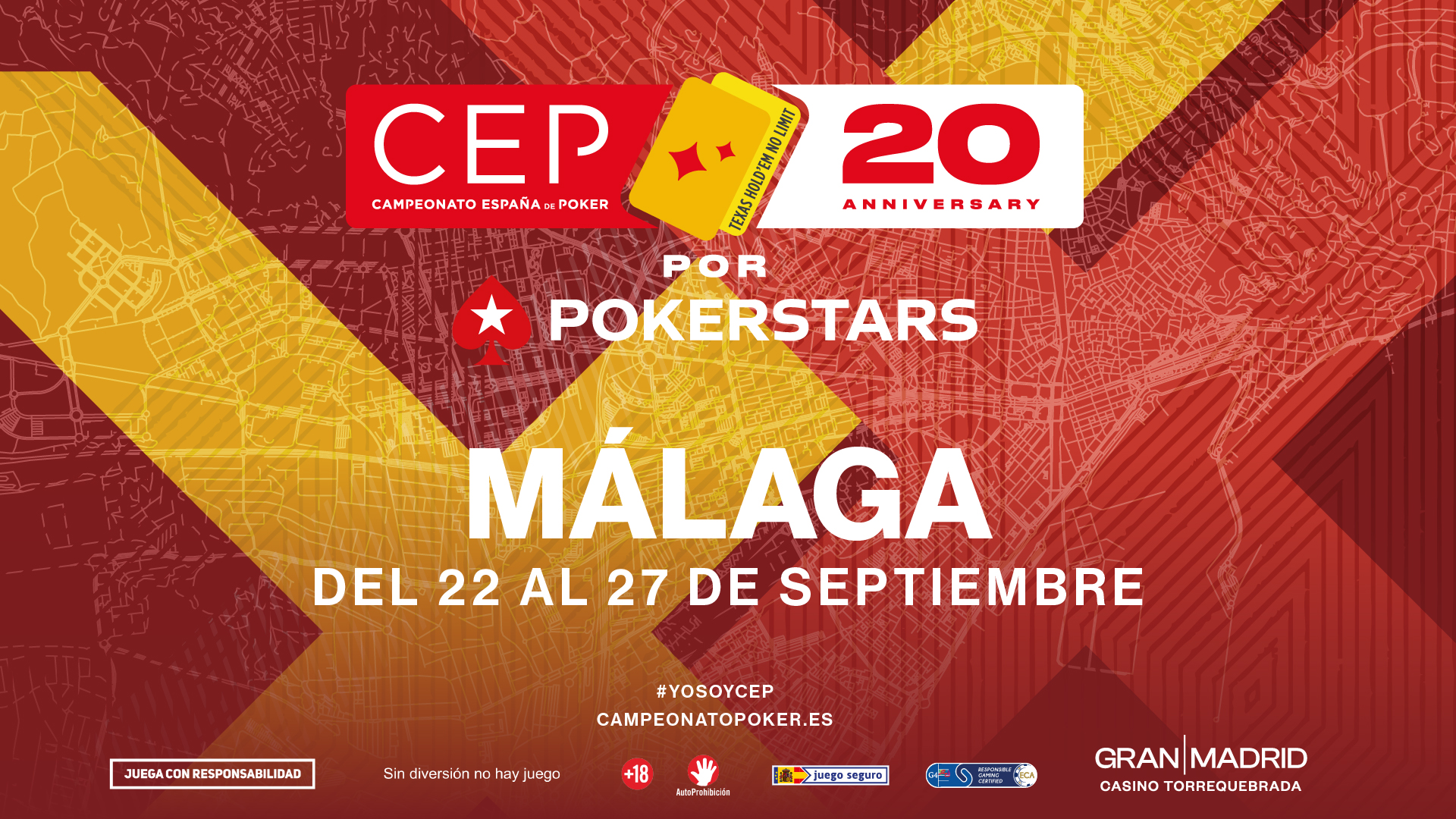 El CEP por PokerStars llega a Málaga con la lucha por el título más abierta que nunca