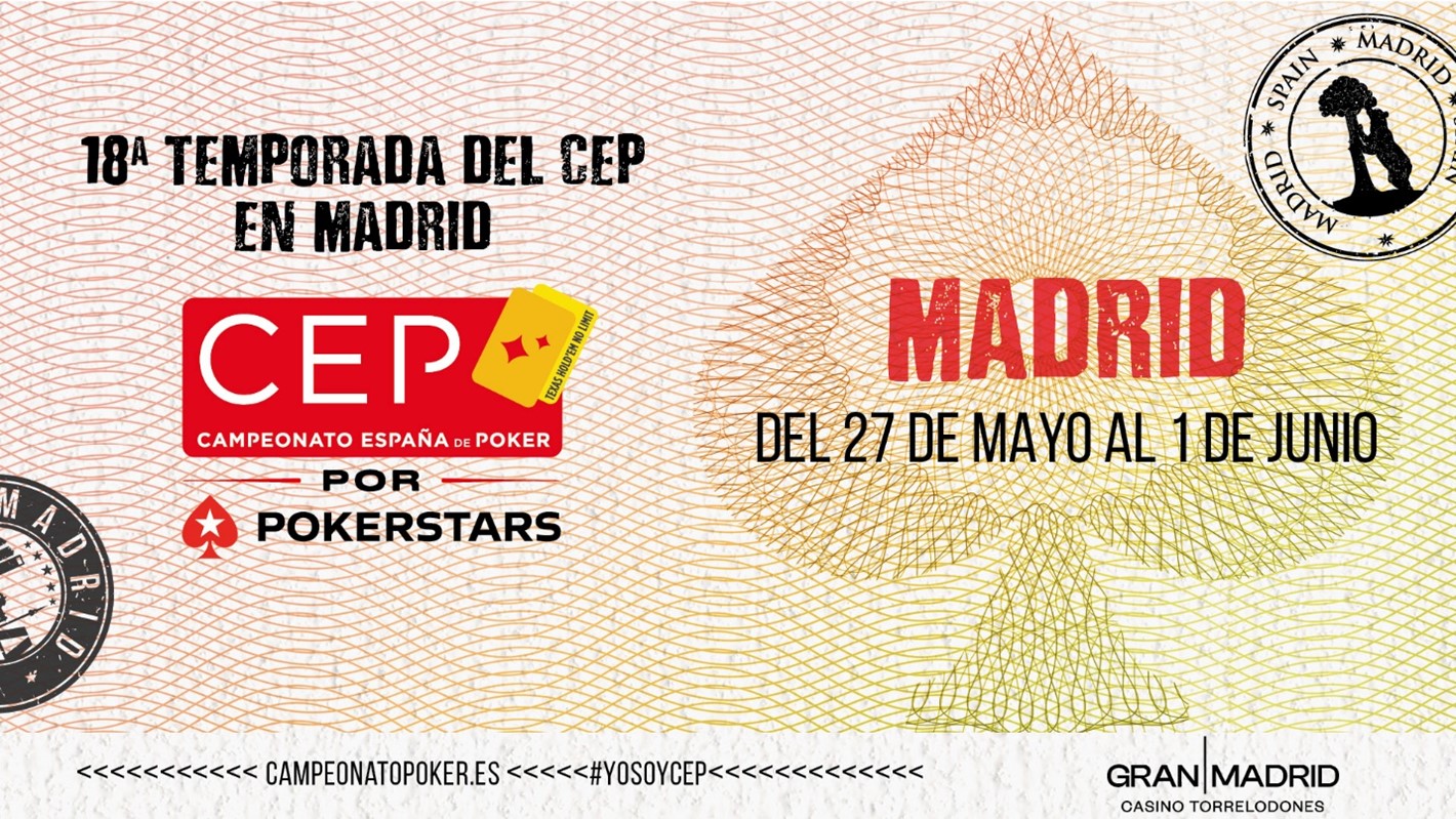 El Campeonato de España de Poker por PokerStars  vuelve a Casino Torrelodones