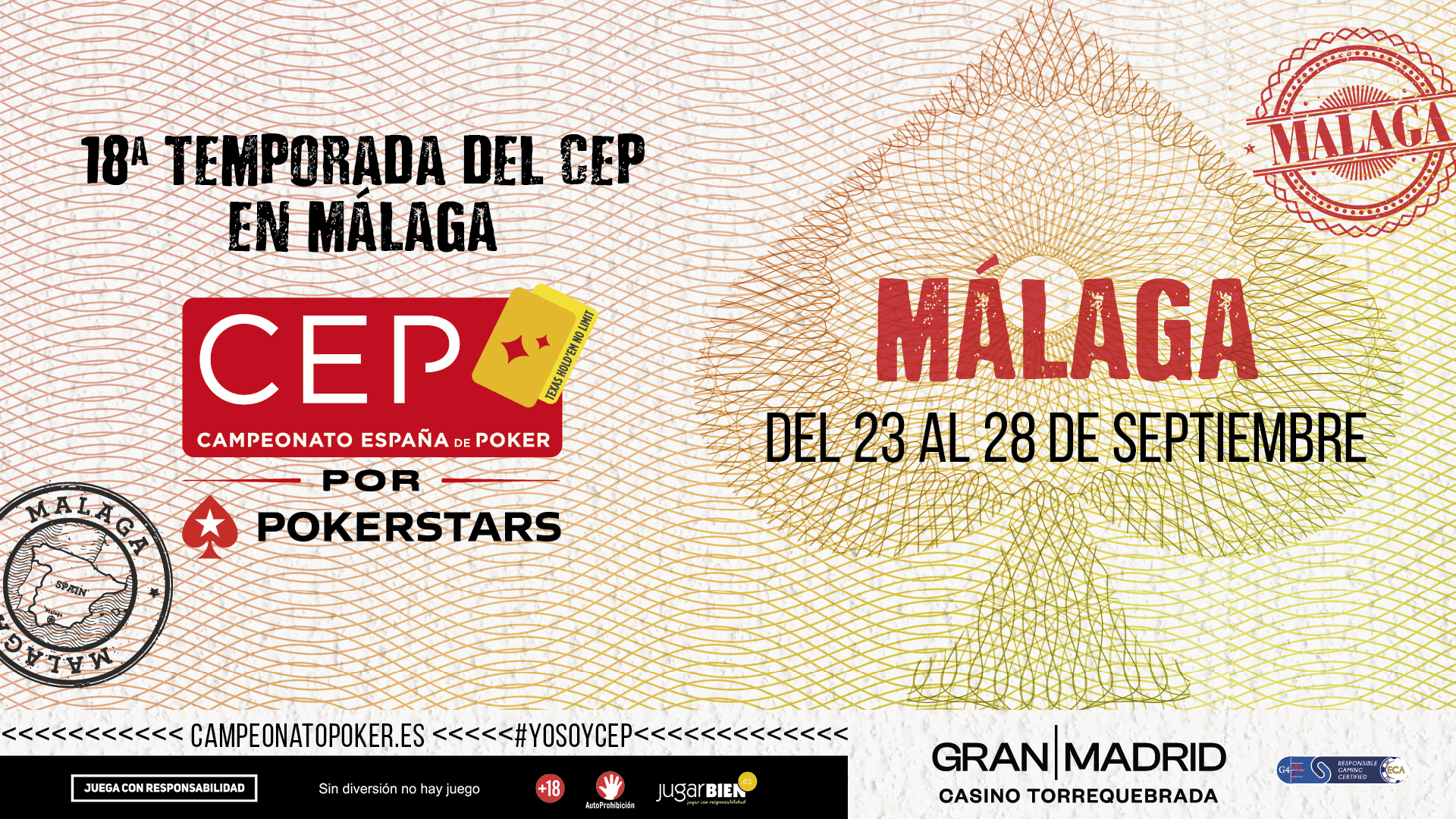 El CEP por PokerStars pone rumbo a Casino Torrequebrada tras batir todos los récords en Barcelona