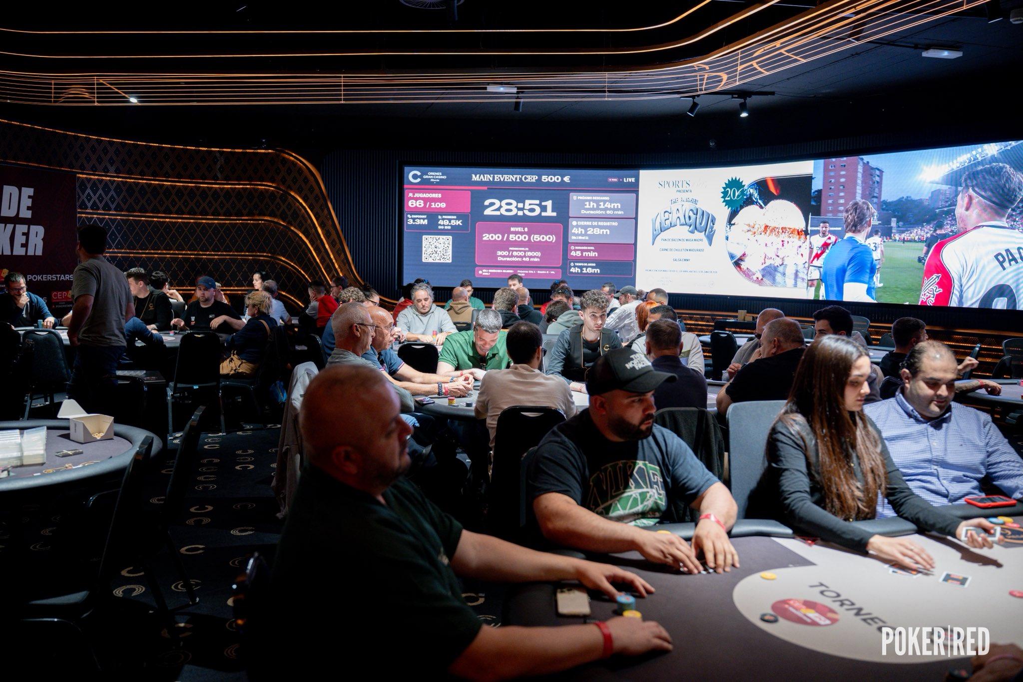 El CEP Murcia supera las 235 entradas en los primeros vuelos del Main Event