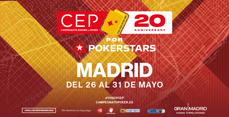 Casino Gran Madrid Torrelodones, próxima parada del Campeonato de España de Poker por PokerStars